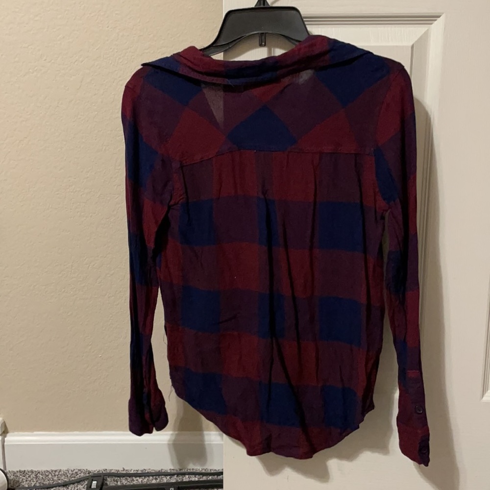 Plaid button up - Picture 2 of 2